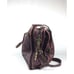 Tumi 11.5 Burgundy Leather Adjustable Strap Briefcase Laptop Messenger Bag