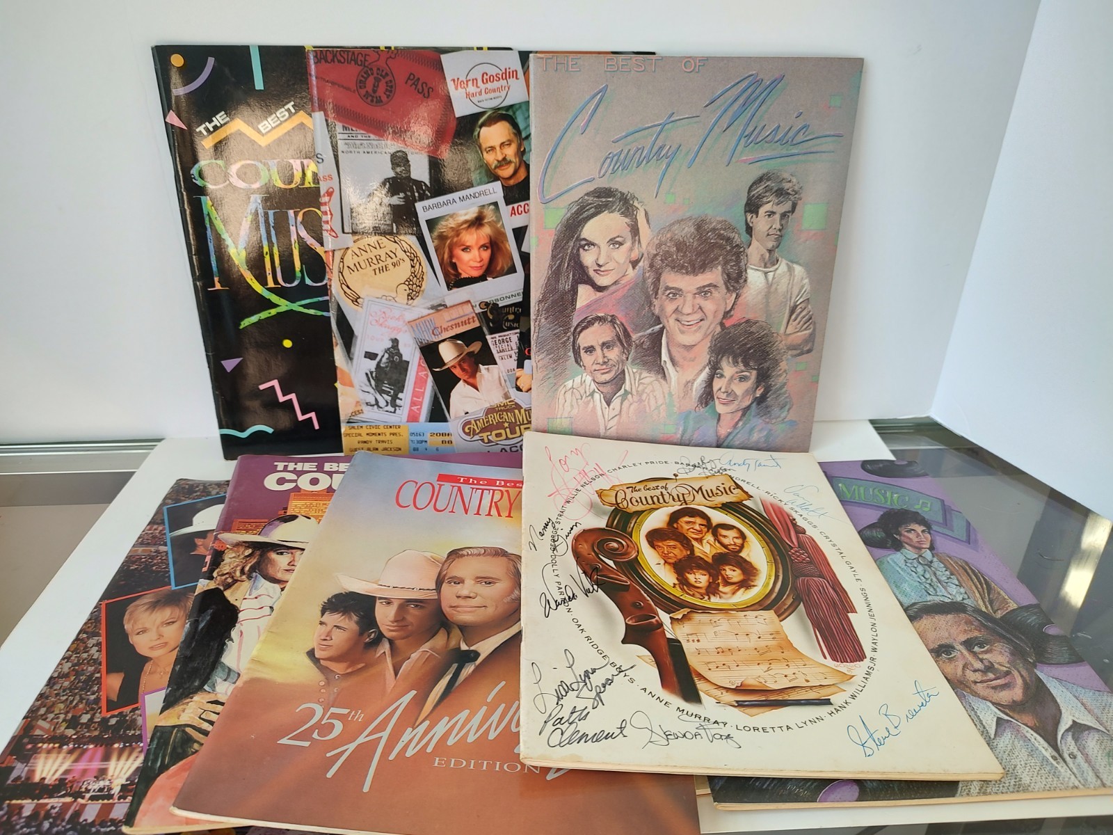 Vintage the best of Country music souvenir book magazine lot