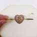 Swarovski heart-shaped pink diamond drop bracelet