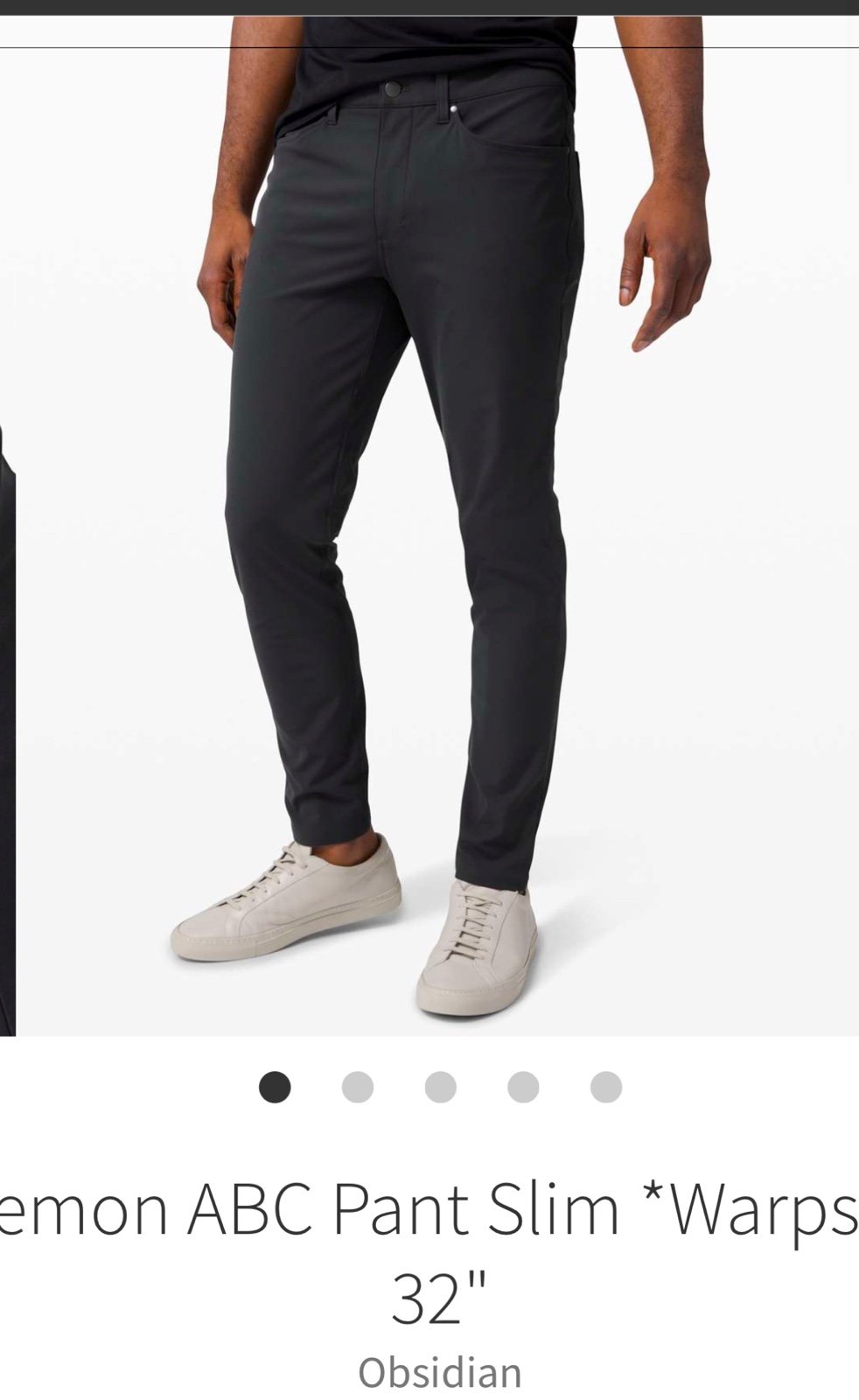 Lululemon ABC Pant Slim *Warpstreme
