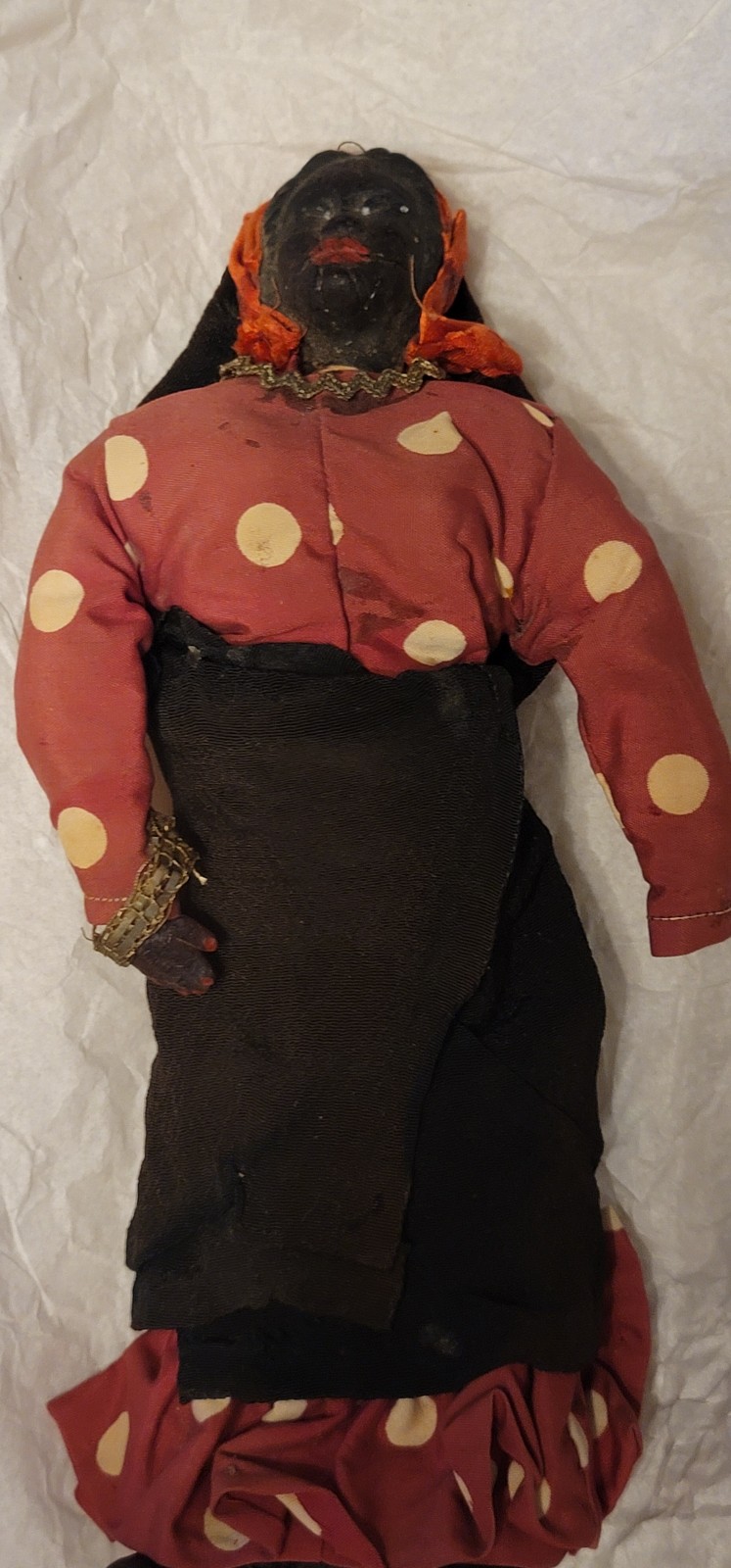 Vintage 1960's primative African American doll