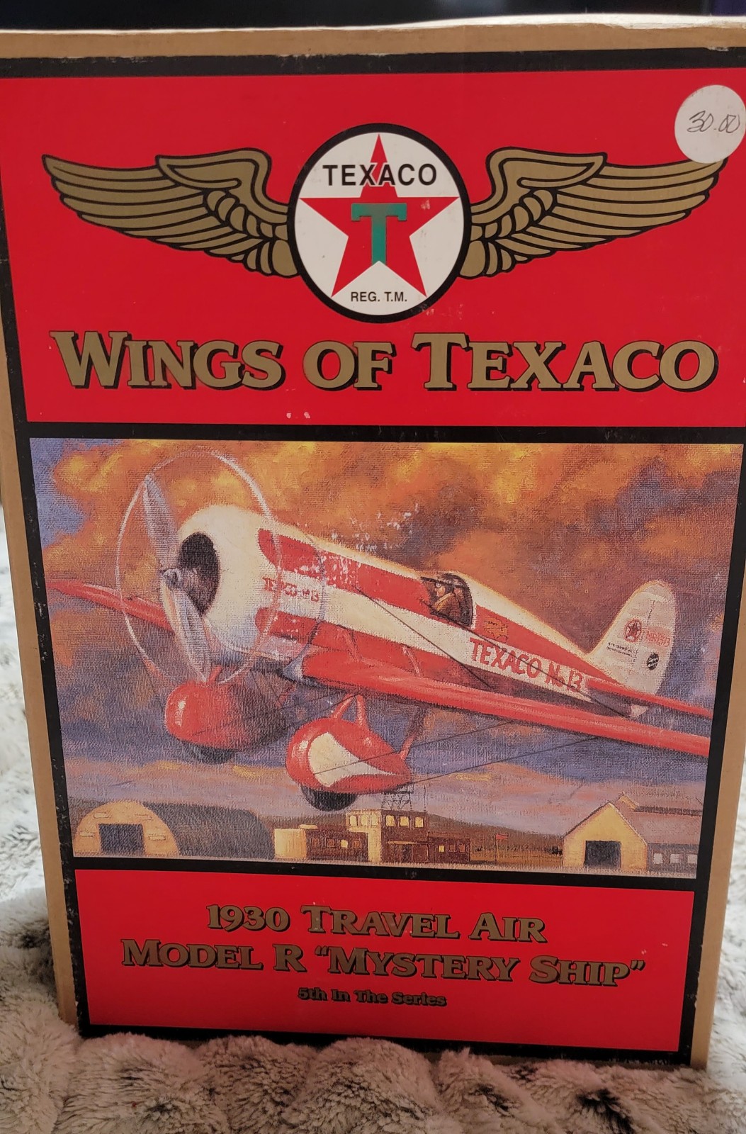 1997 Ertl Collectibles Wings Of Texaco 1930 Travel Air Model R Mystery Ship