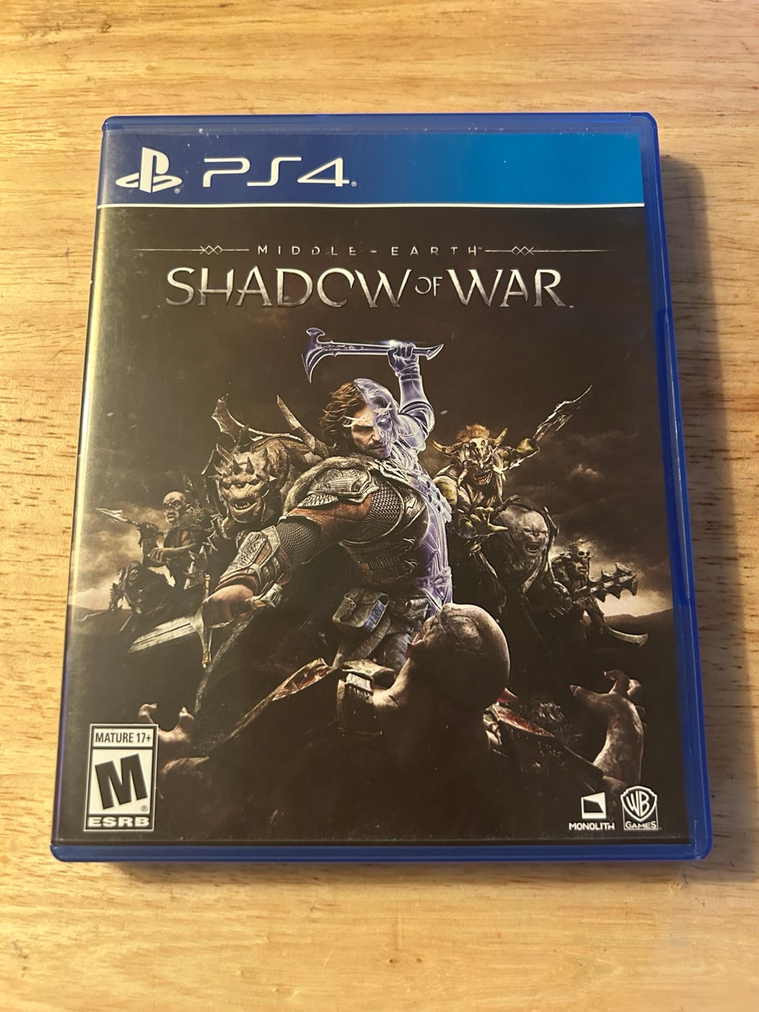 Middle Earth: Shadow of War for PS4