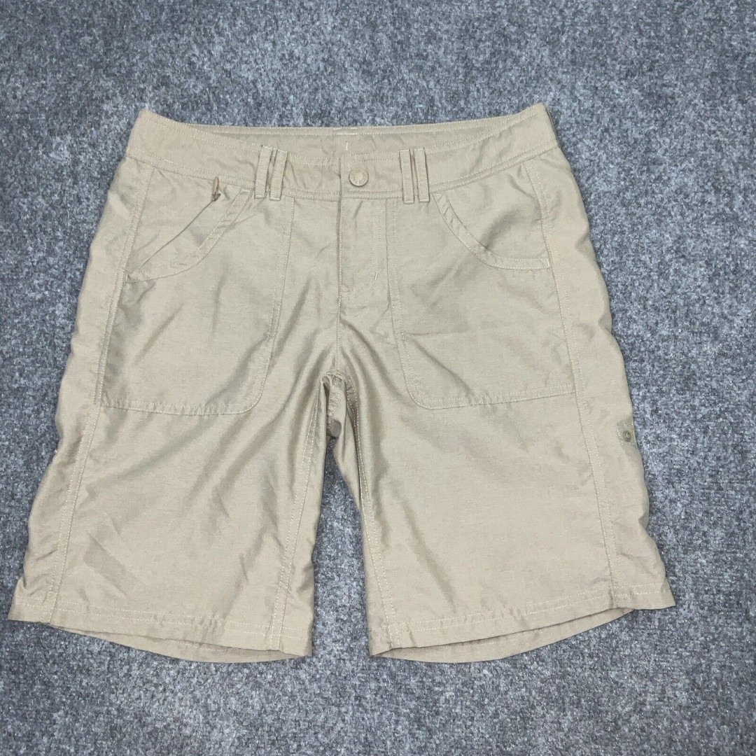 The North Face Shorts Womens Size 4 Brown Lightweight Outdoors Hiking Casual
