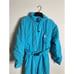 VINTAGE ETIREL Bright Turquoise One Piece Snow Ski Suit Women’s Size 36 / 6-8