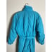 VINTAGE ETIREL Bright Turquoise One Piece Snow Ski Suit Women’s Size 36 / 6-8