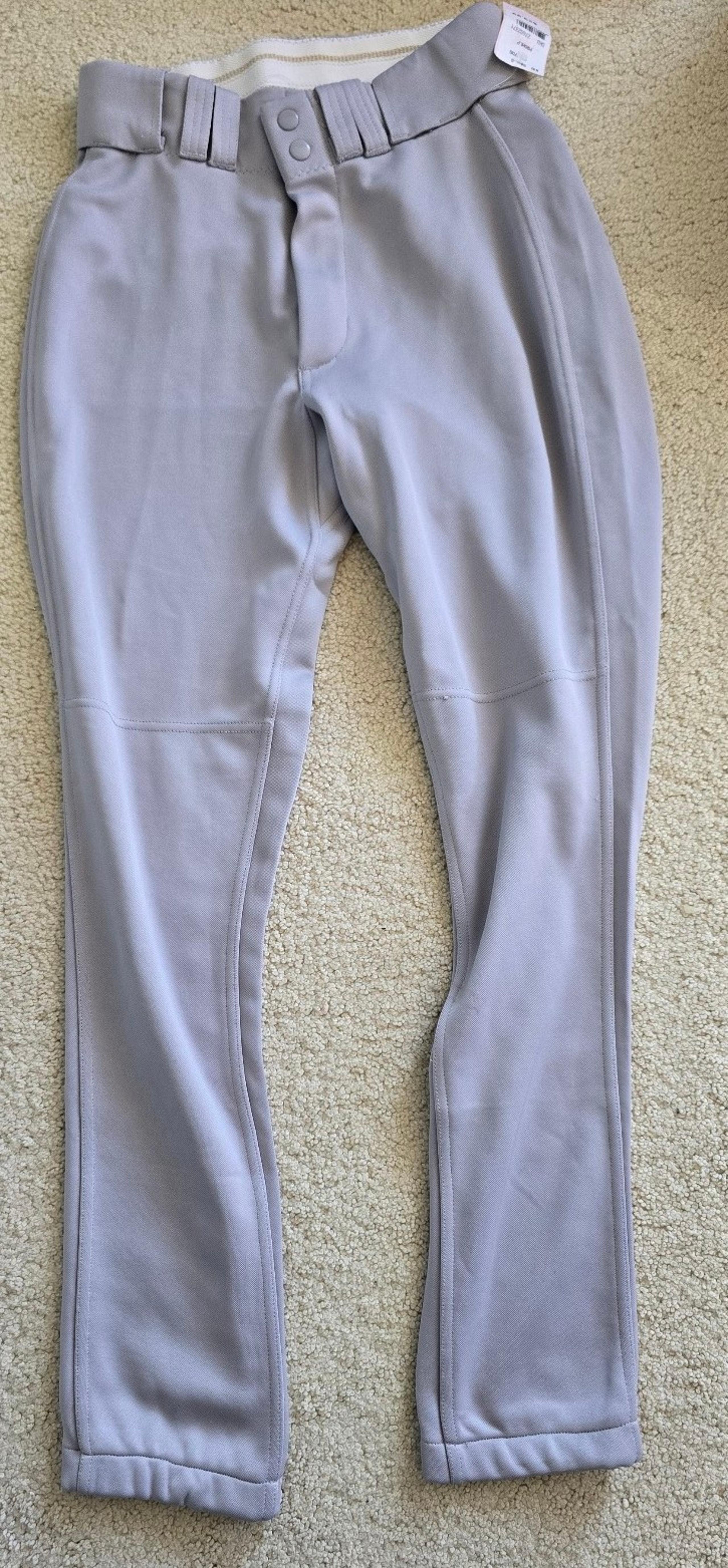 Adult Gray Baseball Pants Size Small *New with Tags* Alleson Athletic Brand