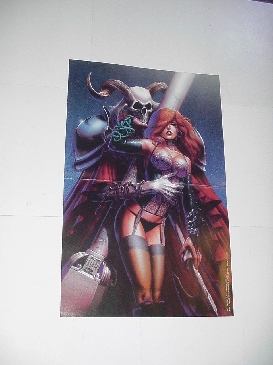 Dawn Poster #19 Cernunnos On The Corner Joseph Michael Linsner