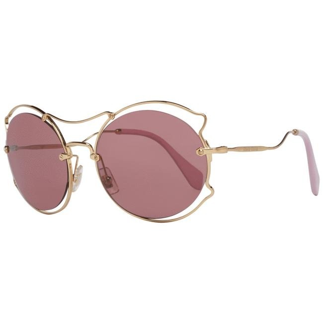 miu miu gold women sunglasses