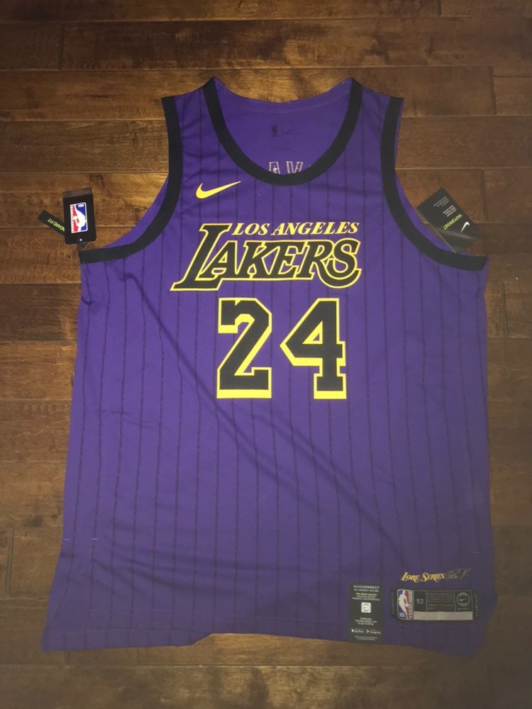 Nike Authentic Kobe Jersey #24 Size 52