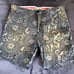 Scotch & Soda Mens Chino Pocket Shorts, Green/Cream Floral, Size 32