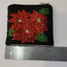Lot Of 4 Vintage Beautiful Hand Beaded Flower Motif Evening Coin Purse