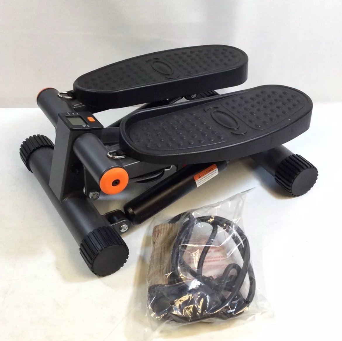 Niceday Black Orange LCD Monitor Resistance Bands Fitness Steppers For Exercise