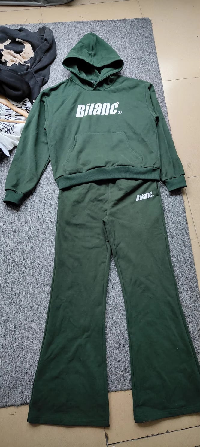 [Bilanc brand]pine green sweatsuit