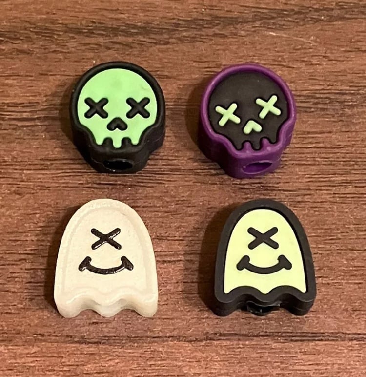 WKRMN EDC Lanyard Glow Bead Set VOODOO / CLASSIC GLOW / SKELETOR / TOXIC OOZE