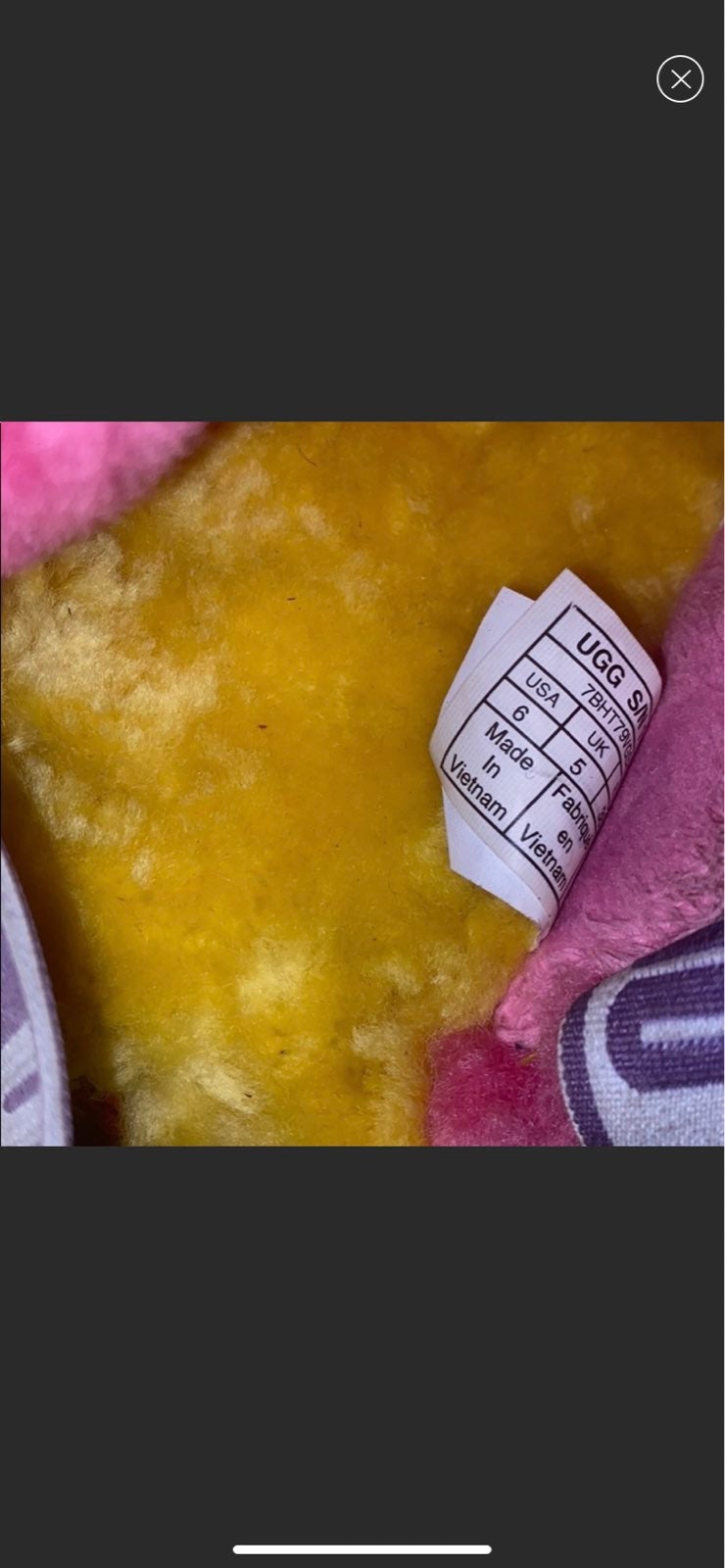 ugg slippers size 6