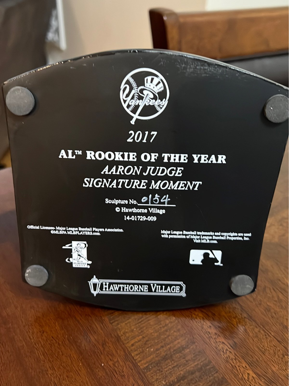 Aaron Judge 2017 Rookie of the Year
