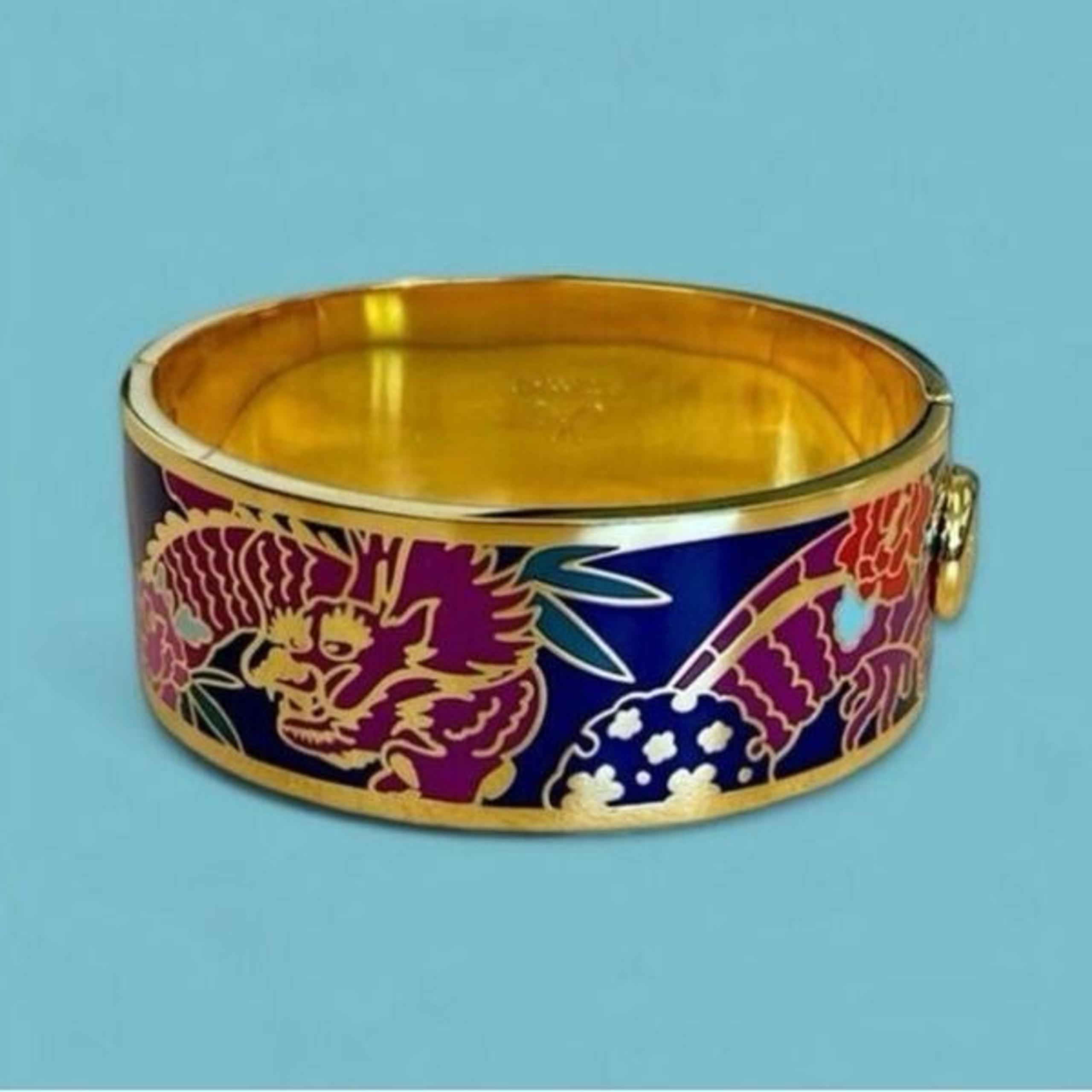 Johnny Was Dragon Hinged Bracelet