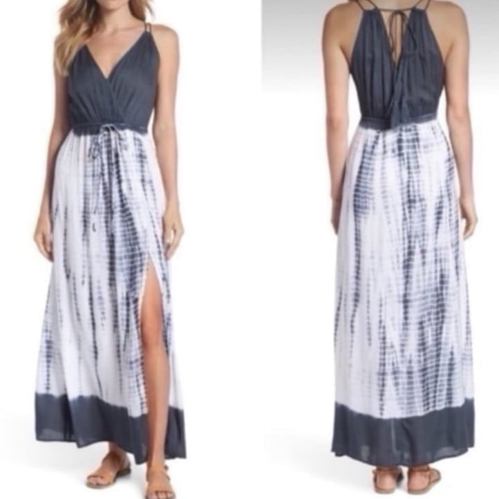 NWT Elan x Nordstrom Boho TieBack Cover Maxi Dress