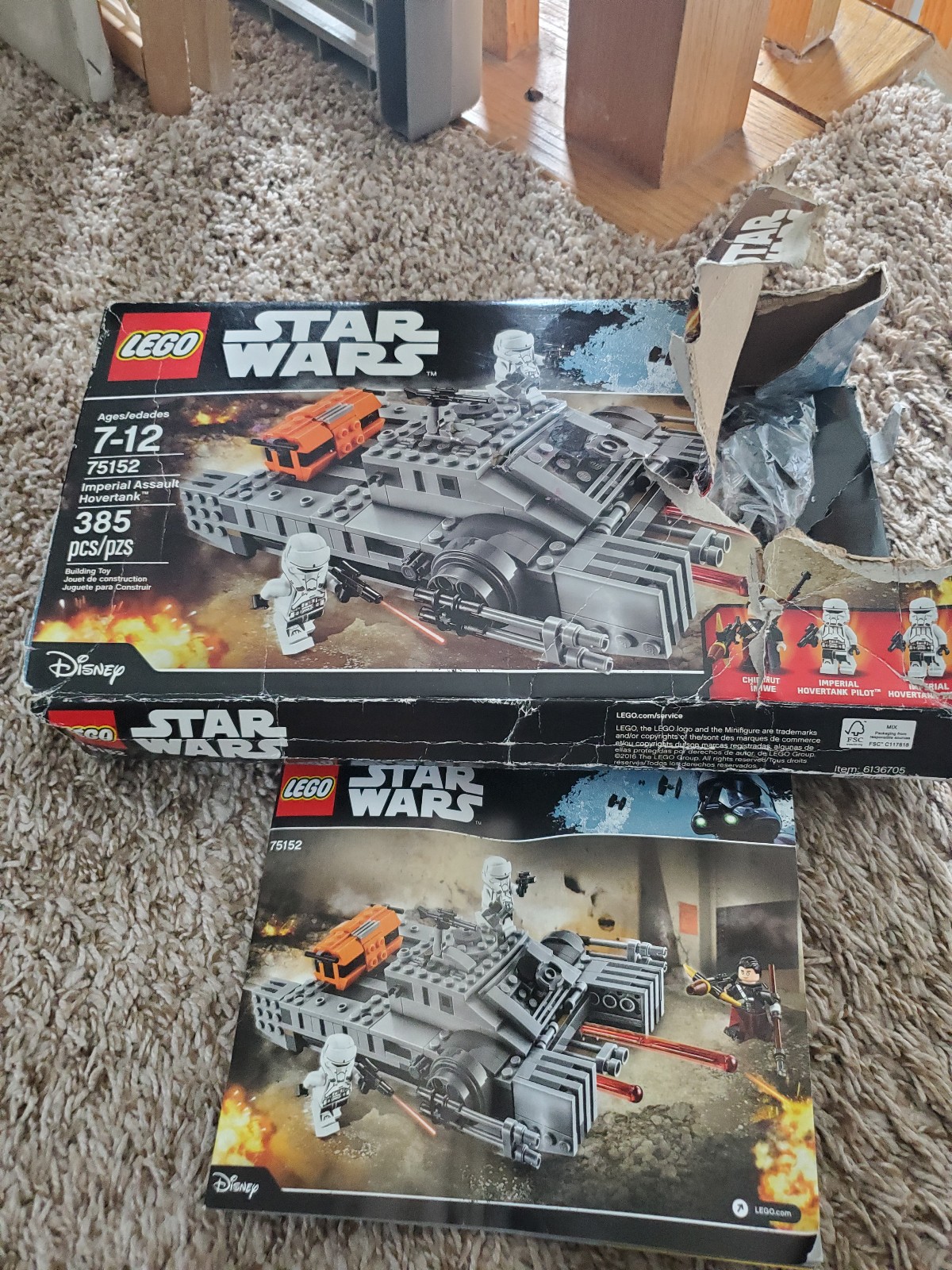 Lego 75152 star wars imperial assault hovertank incomplete