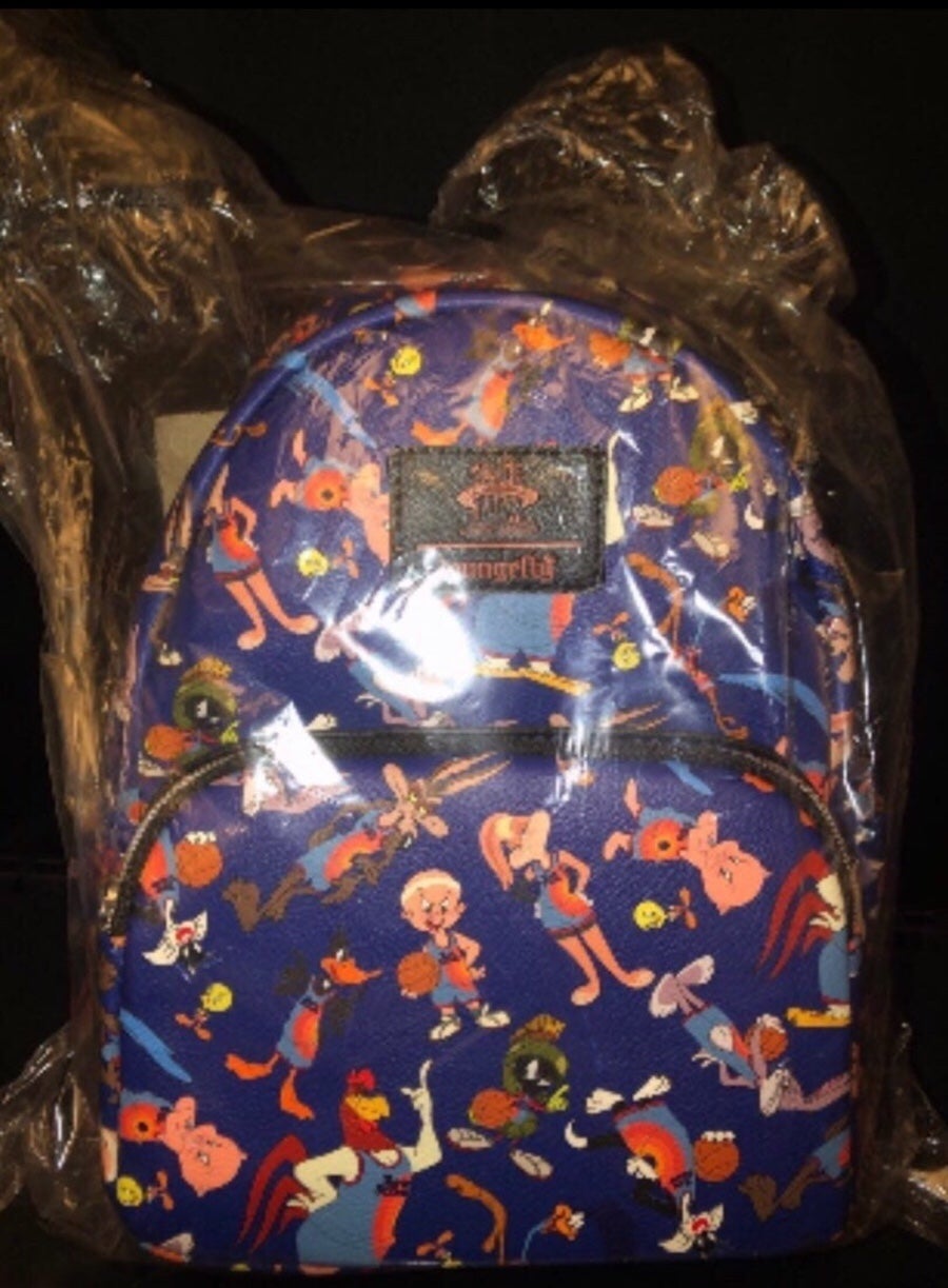 Loungefly RARE Backpack new space jam tune squad