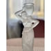 Fostoria Frosted Satin Glass Candlesticks Holders ‘Rebecca At The Well