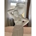 Fostoria Frosted Satin Glass Candlesticks Holders ‘Rebecca At The Well