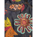 Indigo Moon Jacket Medium Floral Embroidered Denim Button Down Boho Cottage EUC