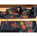 Indigo Moon Jacket Medium Floral Embroidered Denim Button Down Boho Cottage EUC