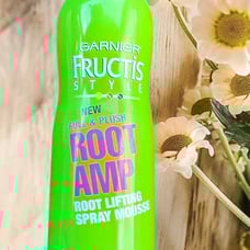 Garnier Fructis Style Root Amp Lifting Spray Mousse, Extreme Hold, 5.0 Oz