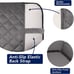 Sofa Cover Reversible Quilted Water Resistant Light Gray