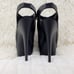 Size 11 600-9SN Black Platform Rhinestone Snake High Heel Platform Shoes