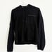 Cabi Black 4368 Quantum Utility Cropped Hoodie with Zip Pocket Athleisure Medium