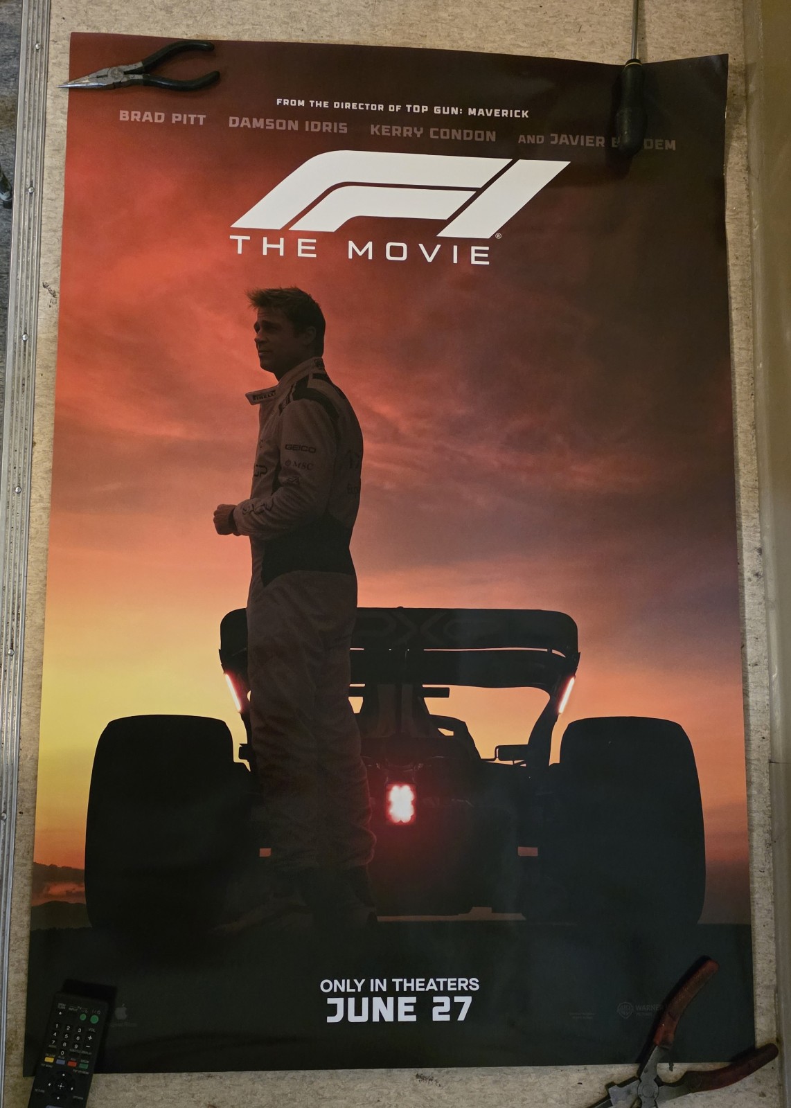 F1 original 27x40 ds movie poster