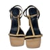 Alias Mae Winslet tan patent leather chunky heel sandals SZ 39