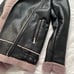 BCBG purple faux leather moto