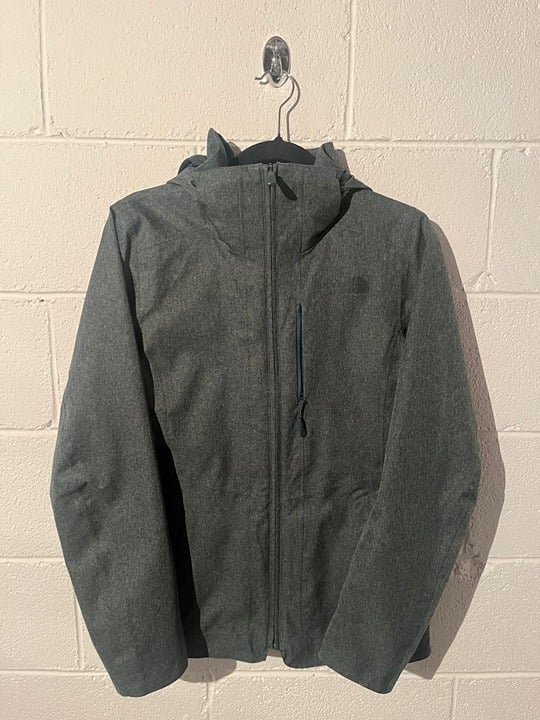 The North Face Jacket full zip up green women size small