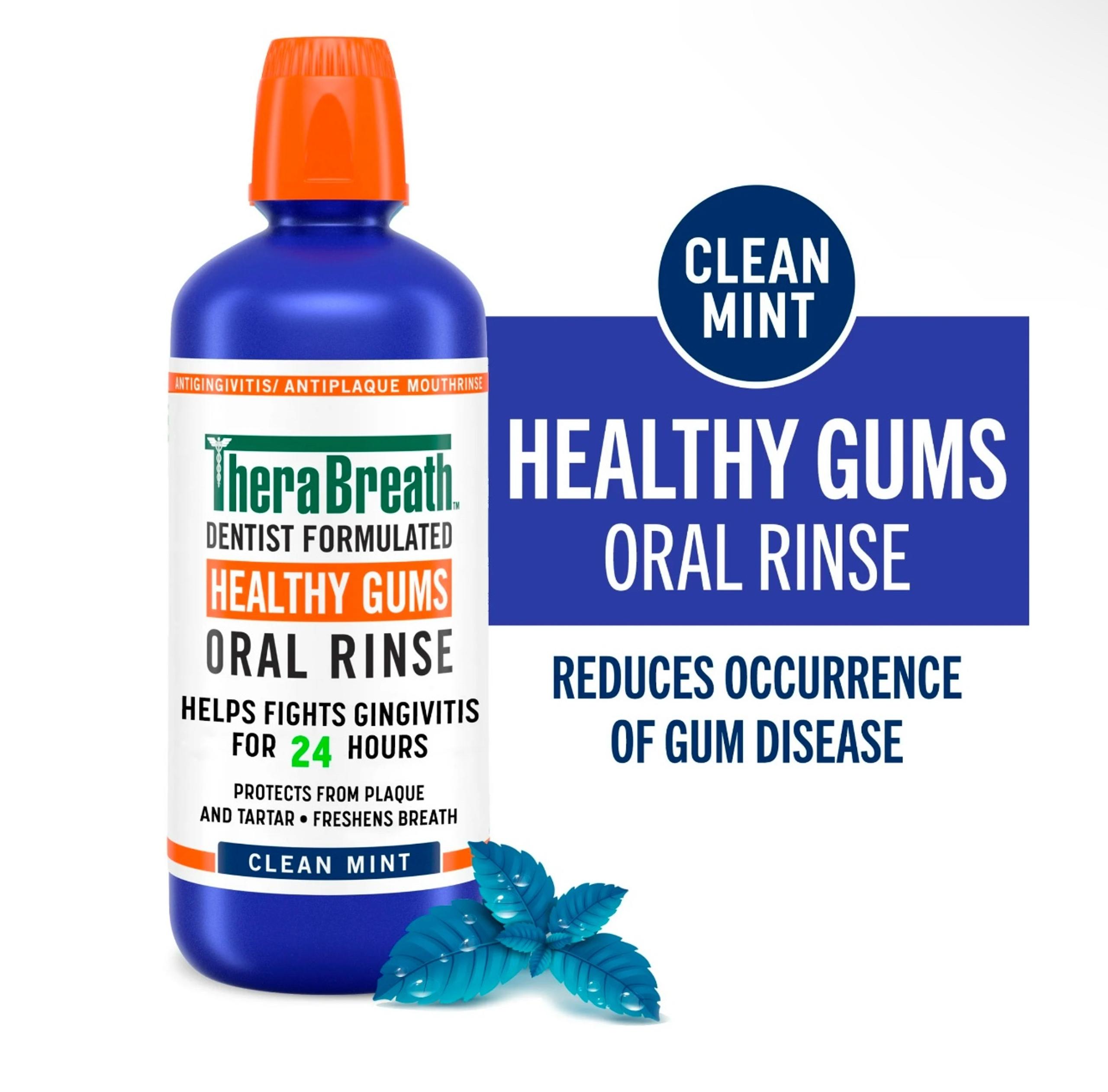 Therabreath Clean Mint Mouthwash
