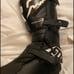 Mens and womans riding boots