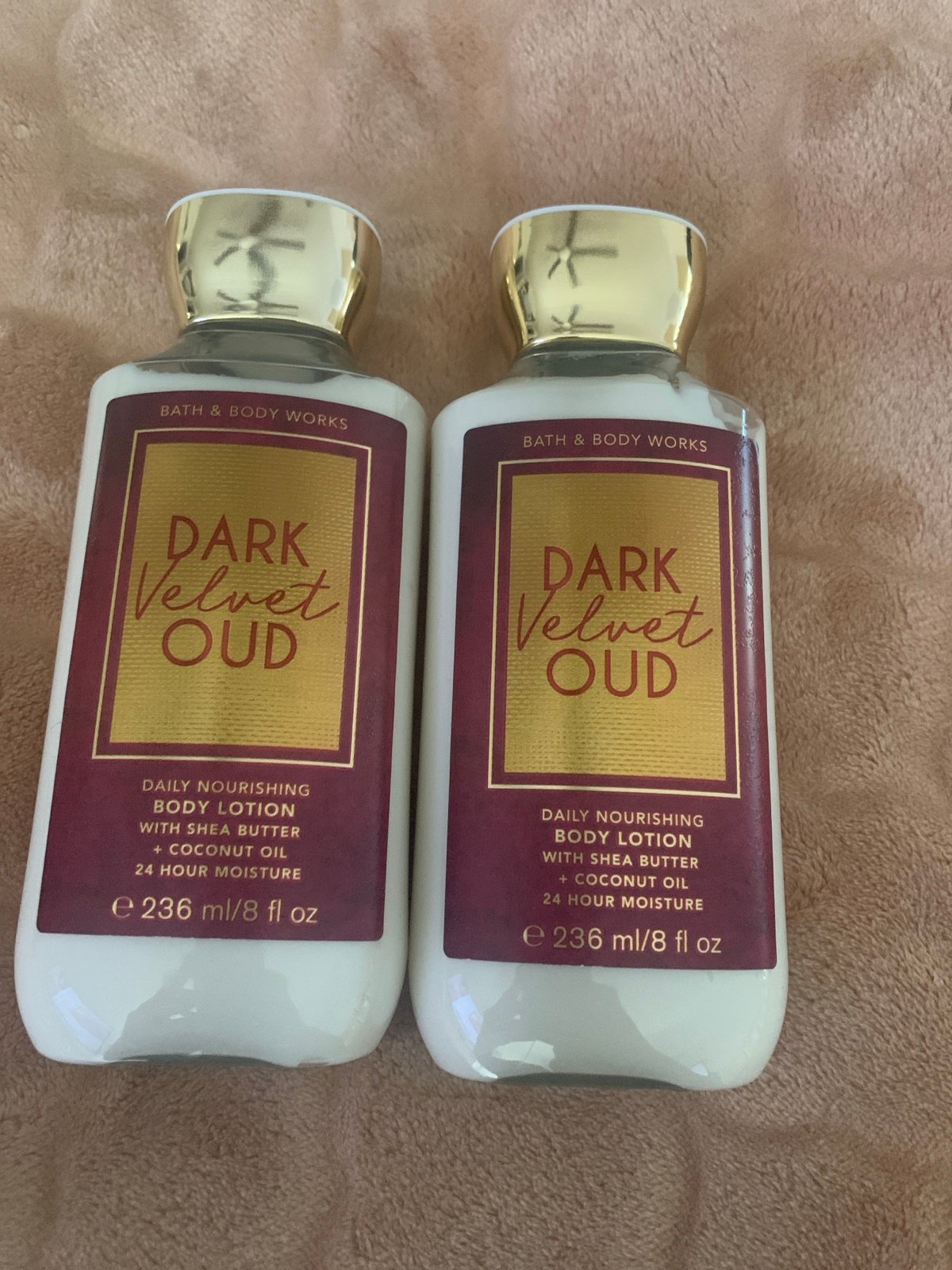 Bath & Body Works Dark Velvet Oud lotion set