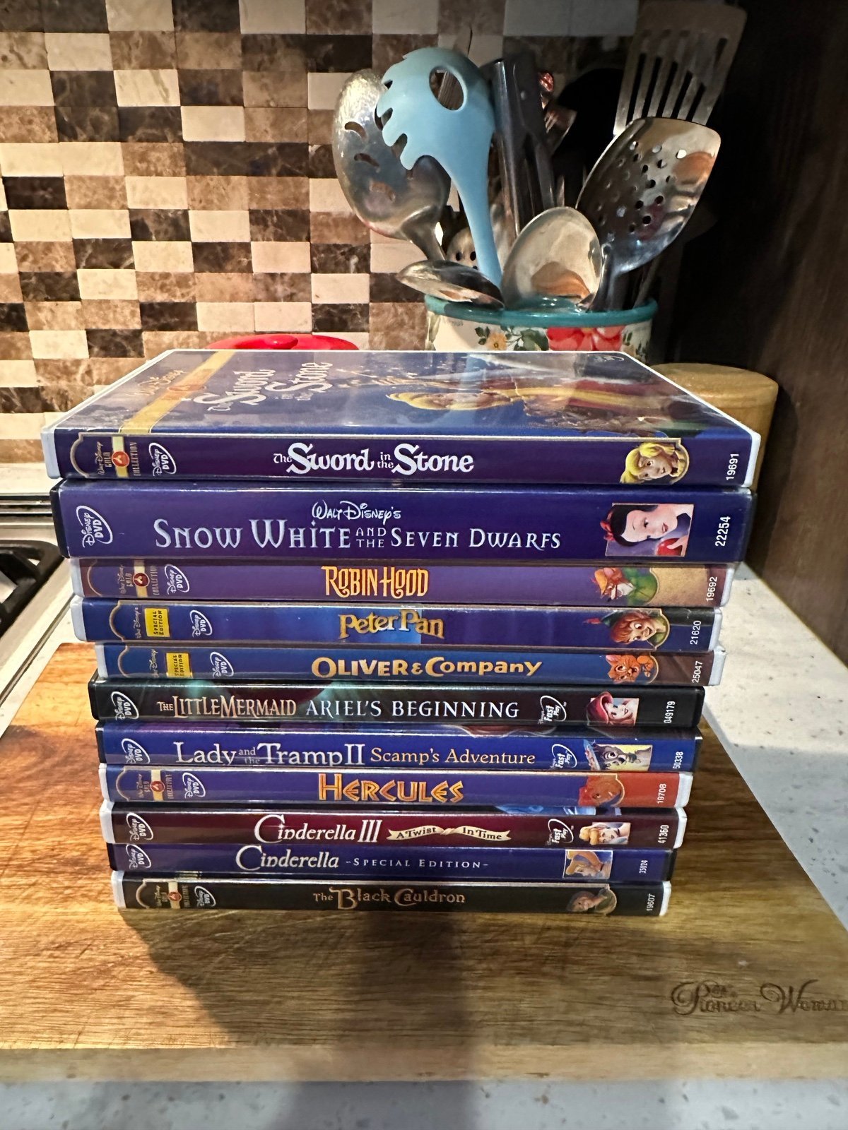 11 Disney Dvd's