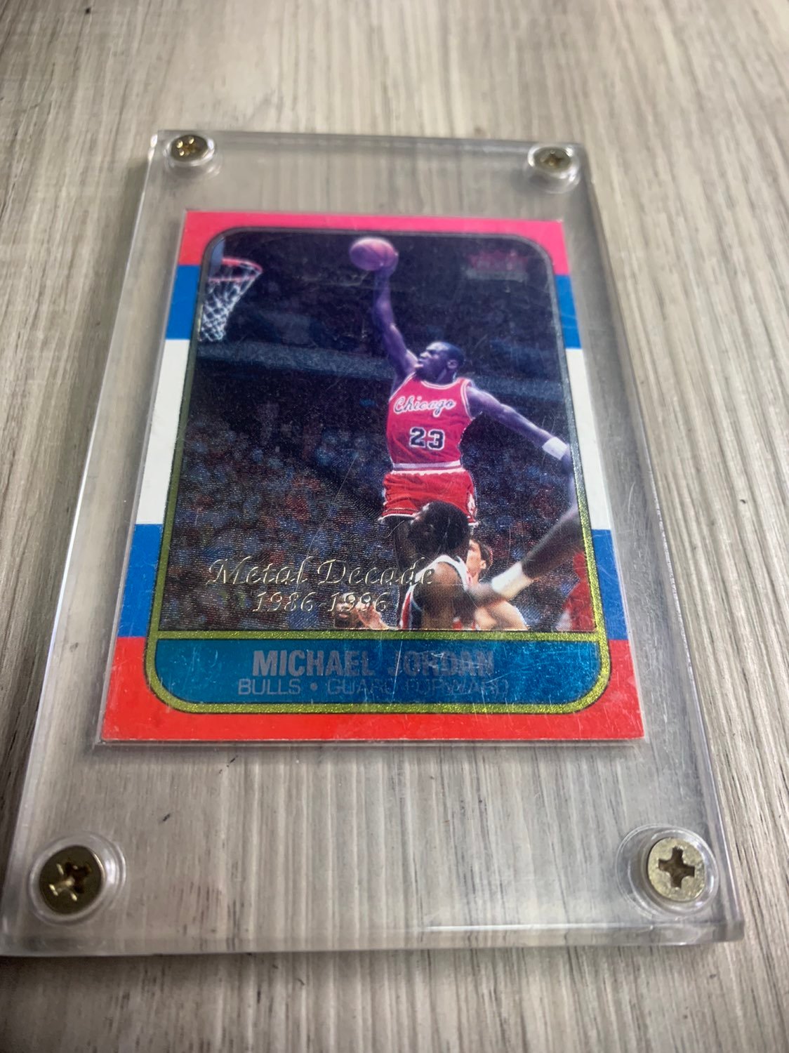 Michael Jordan Metal Decade Fleet MINT Condition