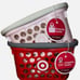 Target Toy Shopping Basket Pink & Red SET