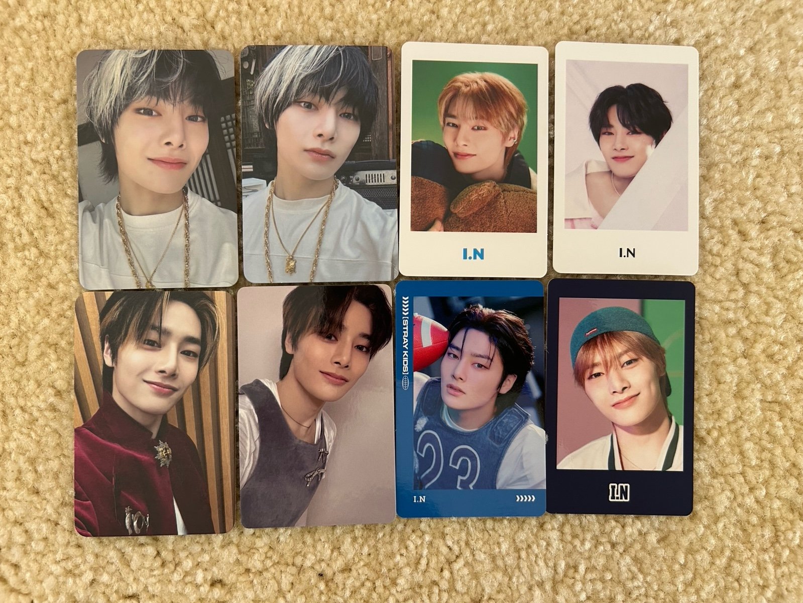 Stray kids I.N jeongin japan/Korean/Chinese discounted photocards set bundle