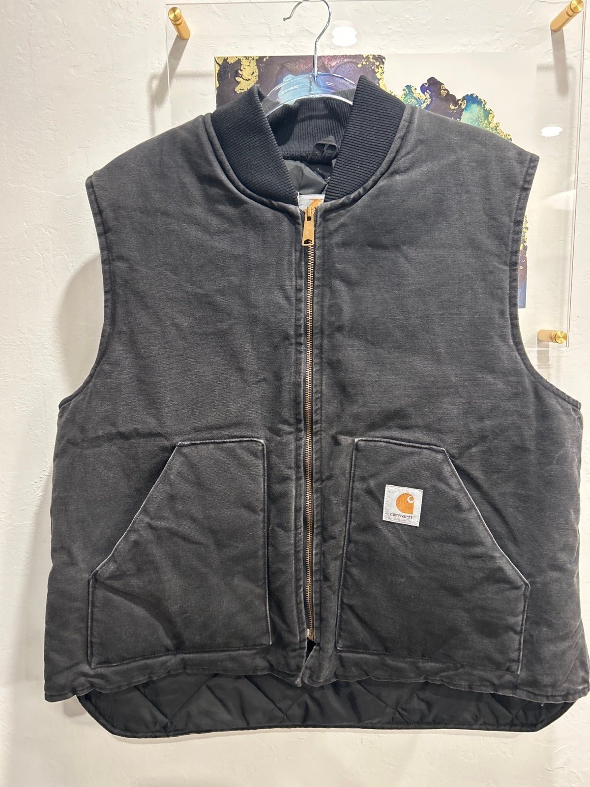 Carhartt men 2XL V01 insulated canvas Vest