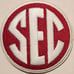 University of Oklahoma Sooners SEC Football Conf. embroidered Iron on patch 5 ct