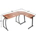 NEW L Shaped Corner Desk Computer Gaming Laptop Table Workstation Home Office