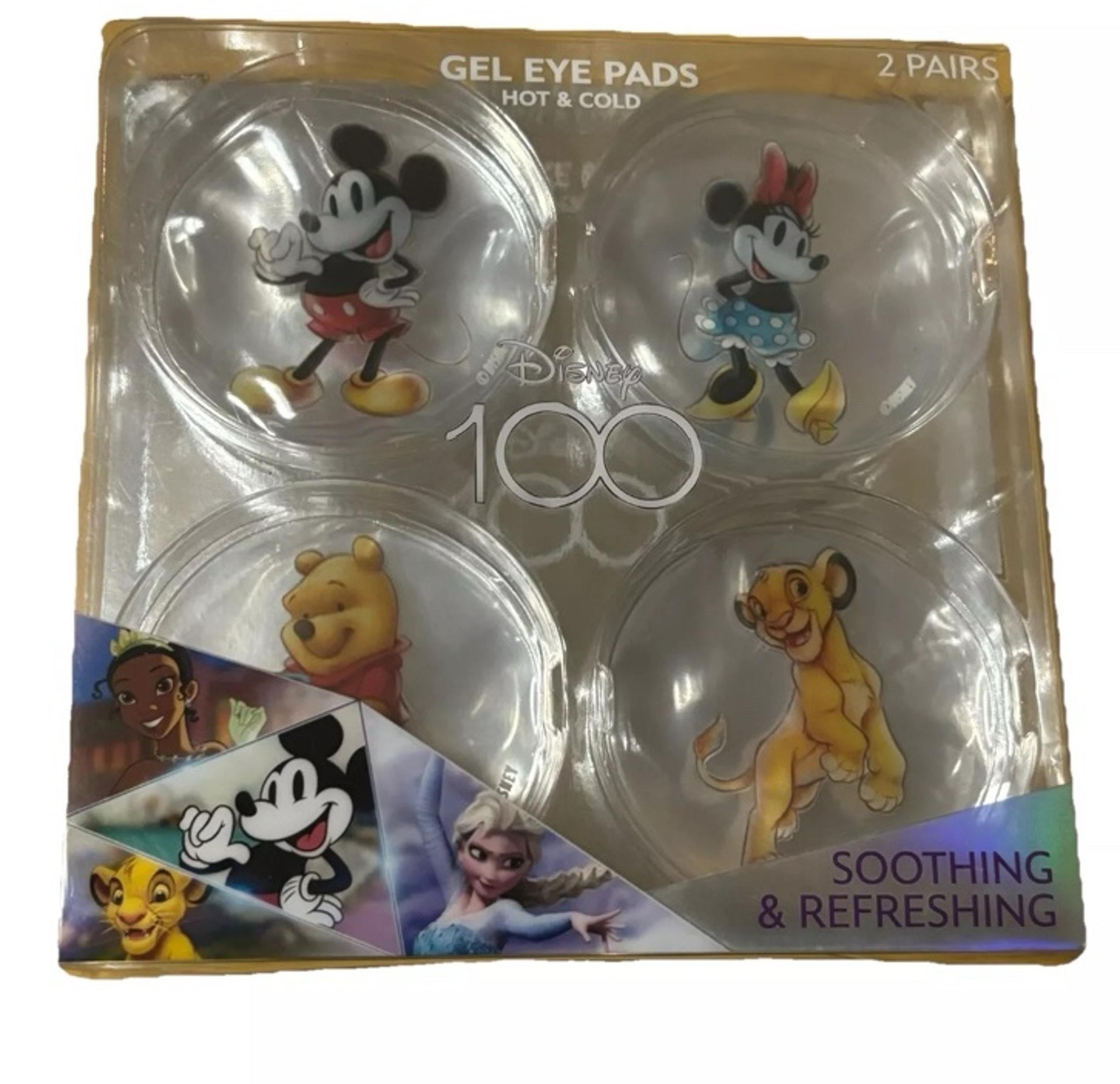 Disney 100 Reusable Hot & Cold Gel Eye Pads Mickey, Minnie, Winnie,Simba 2 Pairs