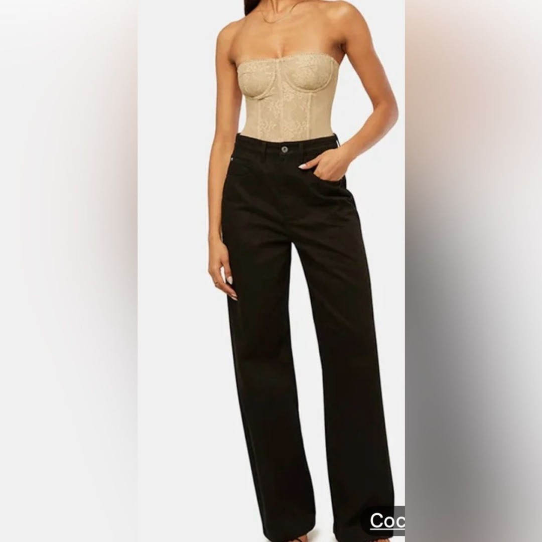 NWT We Wore What Wide Leg High Rise jeans size 24
