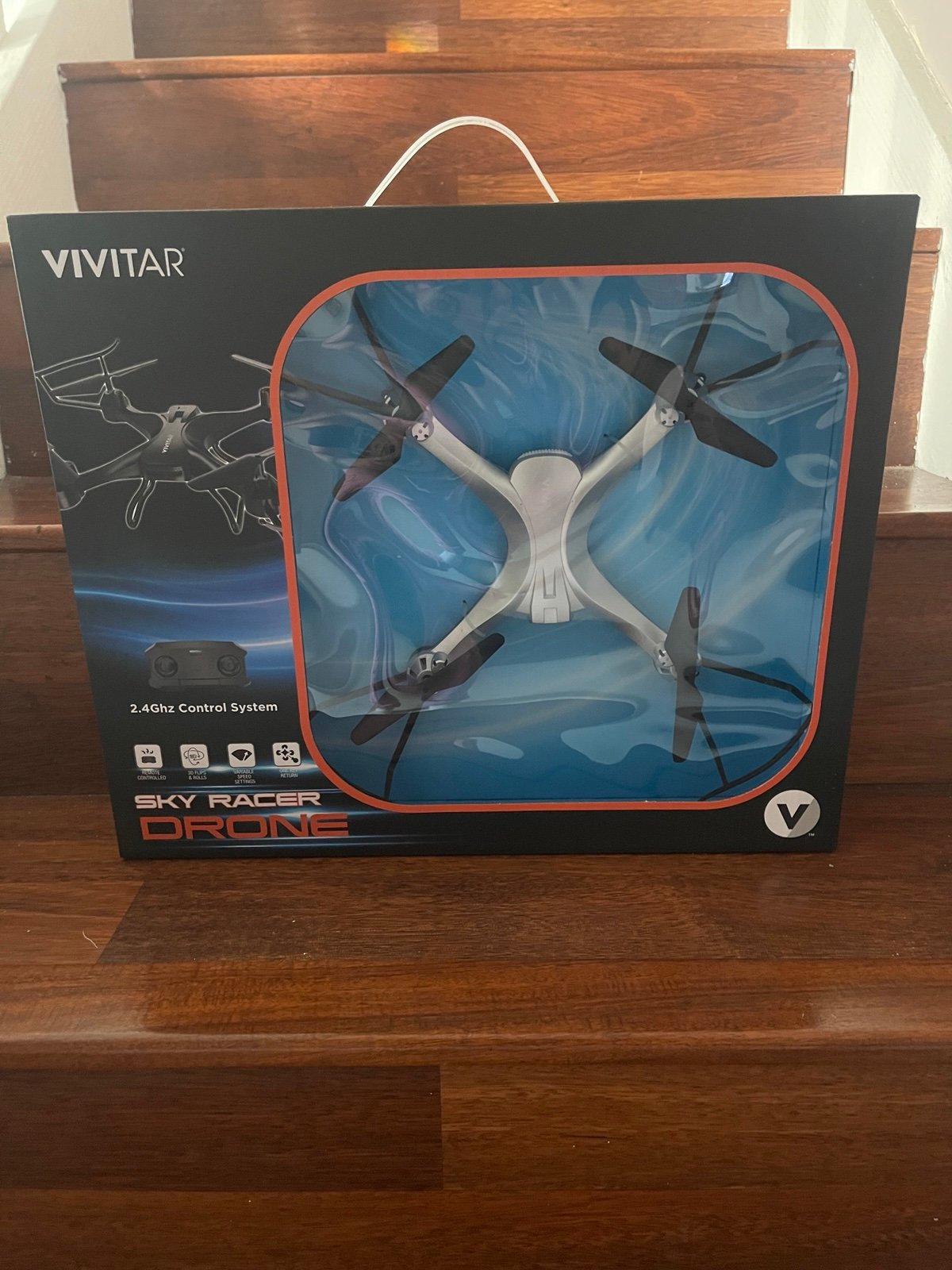 Vivitar 2.4 GHz Control System Sky Racer Drone